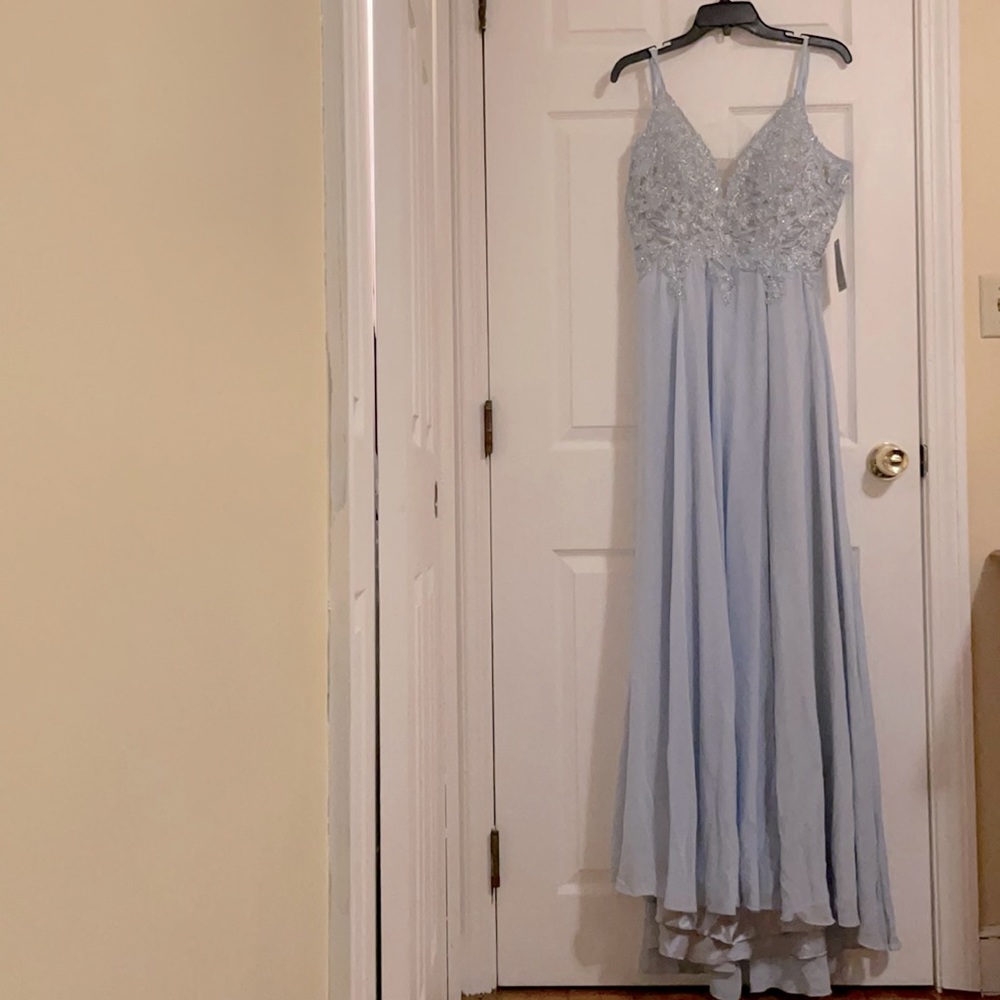 Blue Xscape Maxi Dress